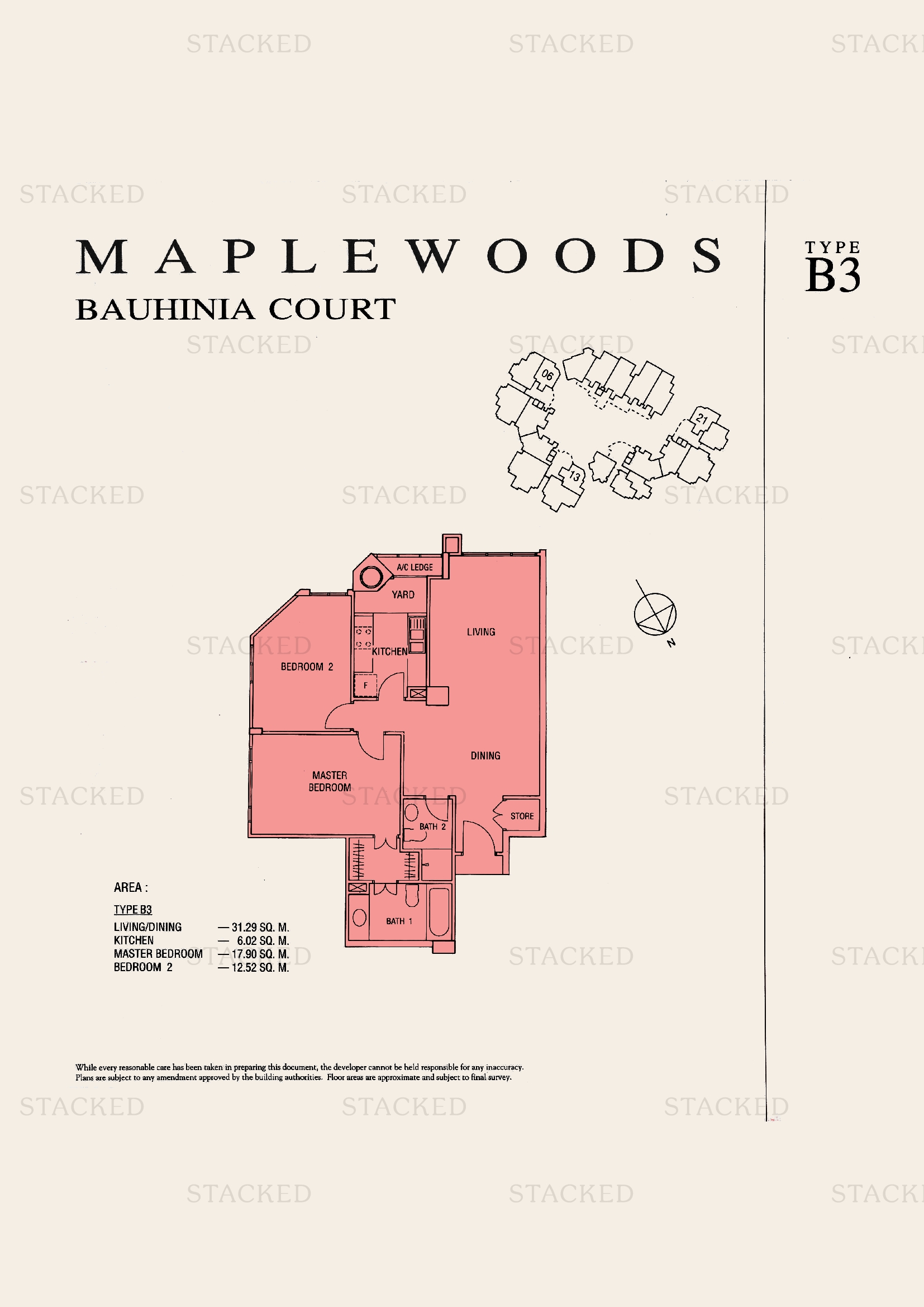 Stacked homes Maple Woods Singapore Condo Floor Plans, Images And